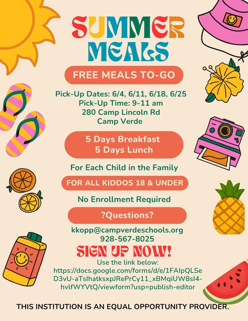Summer Meals Flyer