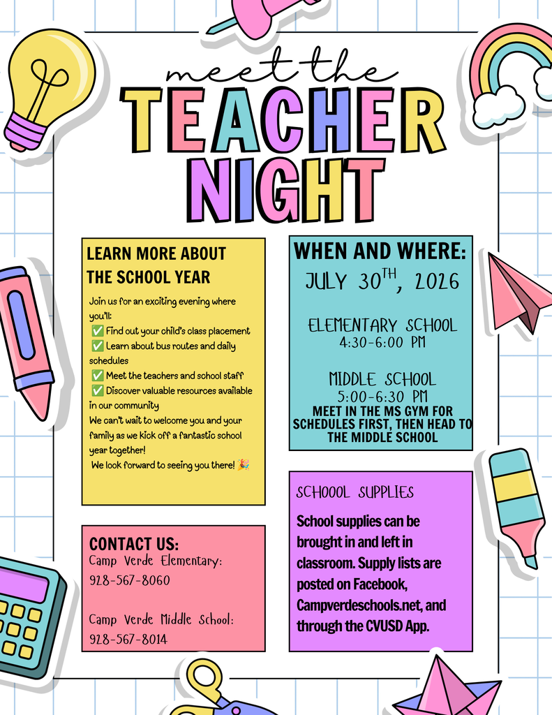 26-27 Meet the Teacher Night