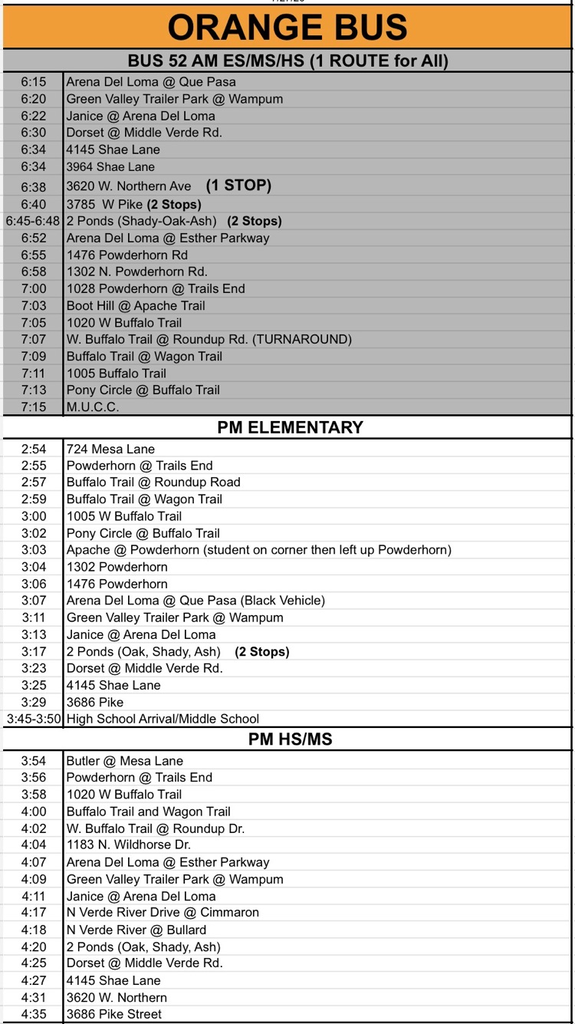 26/27 Bus Routes