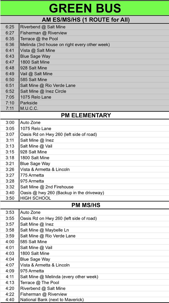 26/27 bus routes
