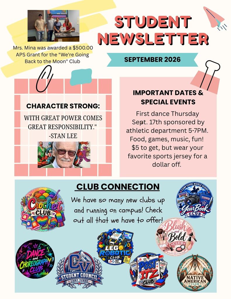 Student Newsletter Pg. 1