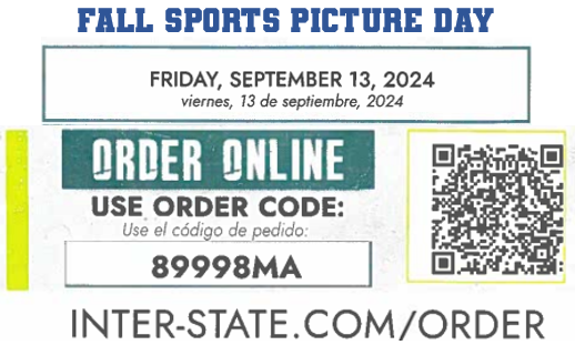 Fall sports picture day flier