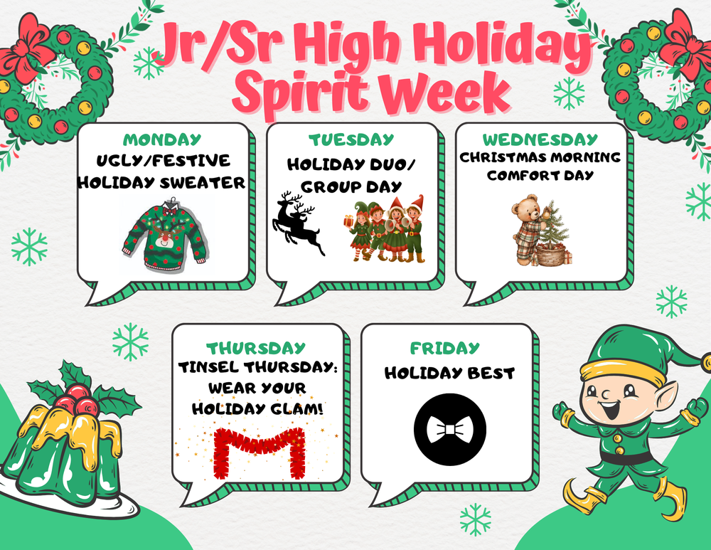 HS Spirit Week Flier