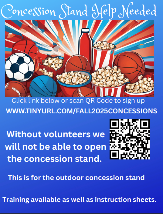 Concession Stand Flier