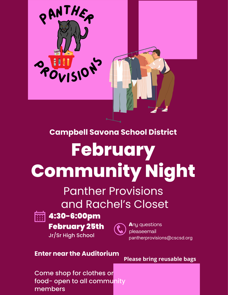 Panther Provisions open house flier