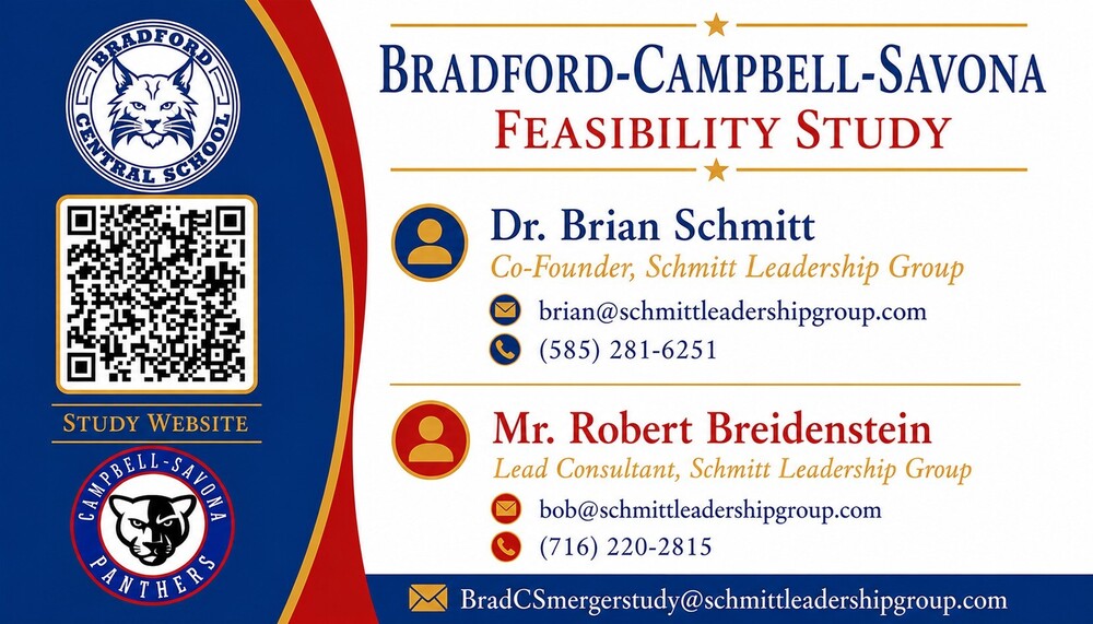Merger study business contact card
