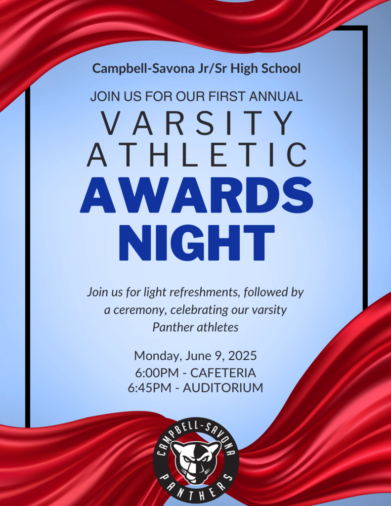 Varsity awards night flier