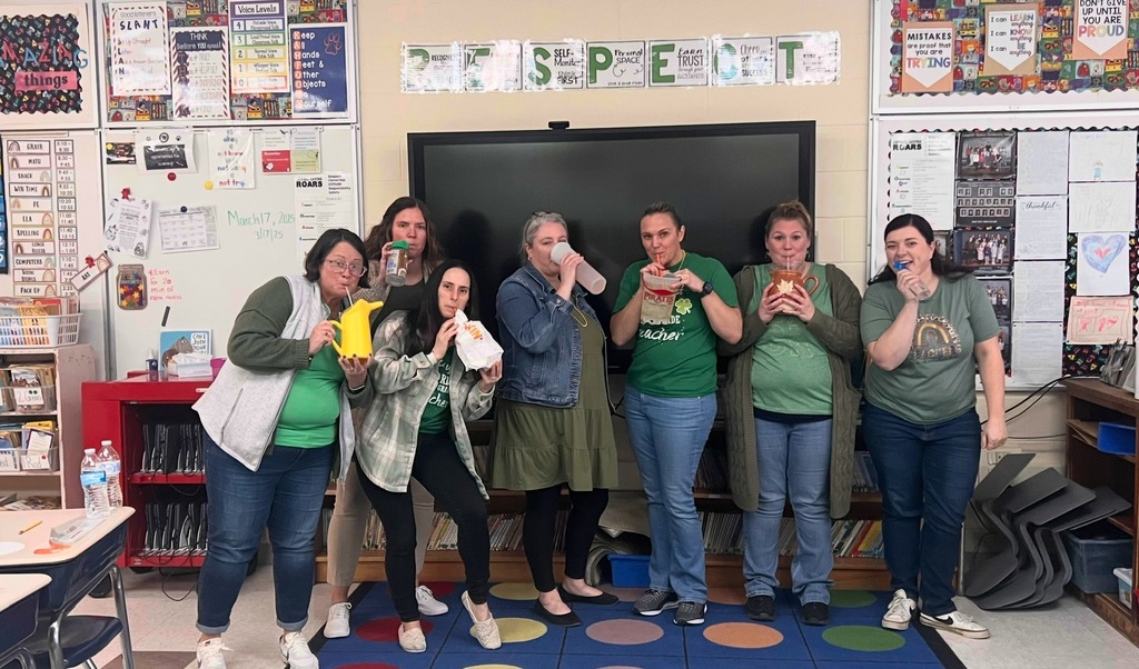 Anything but a cup picture of 7 teachers