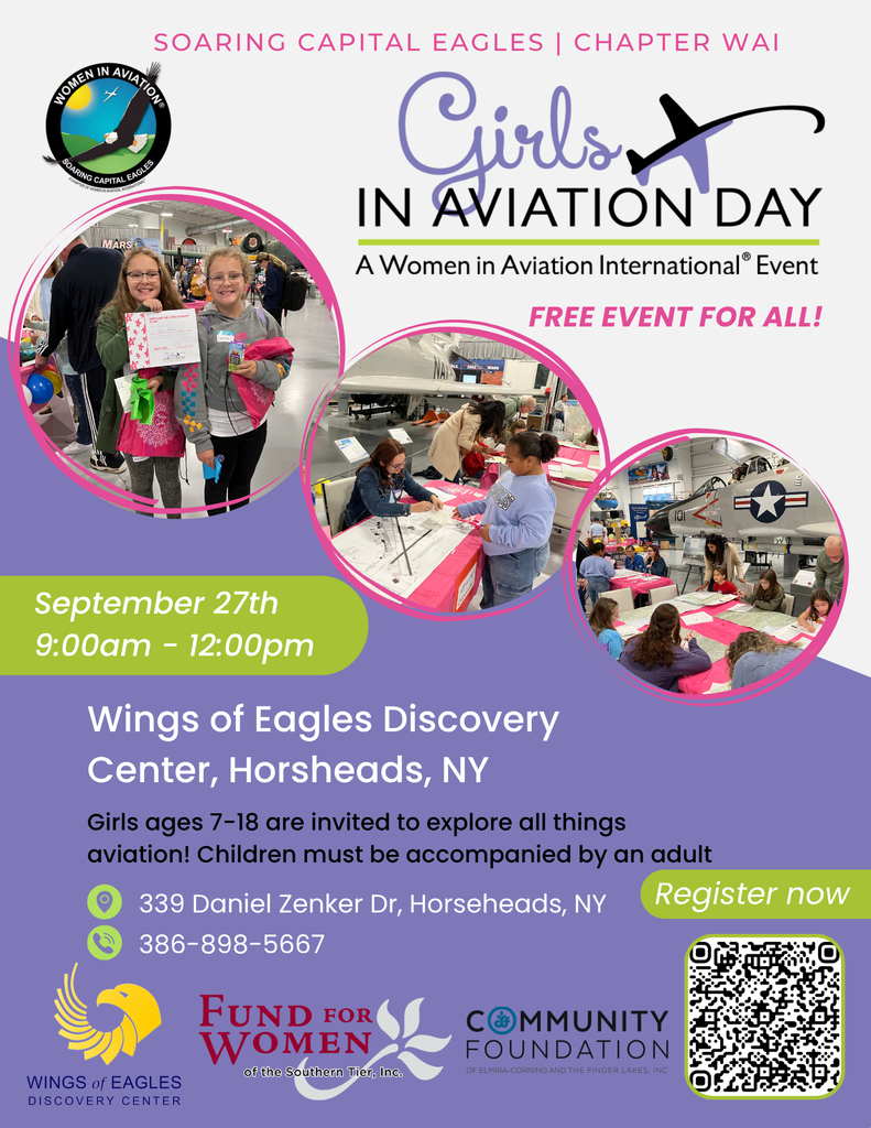 Girls aviation day fllier.