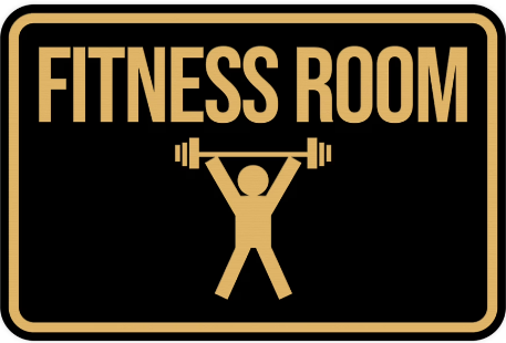 Fitness Room sign