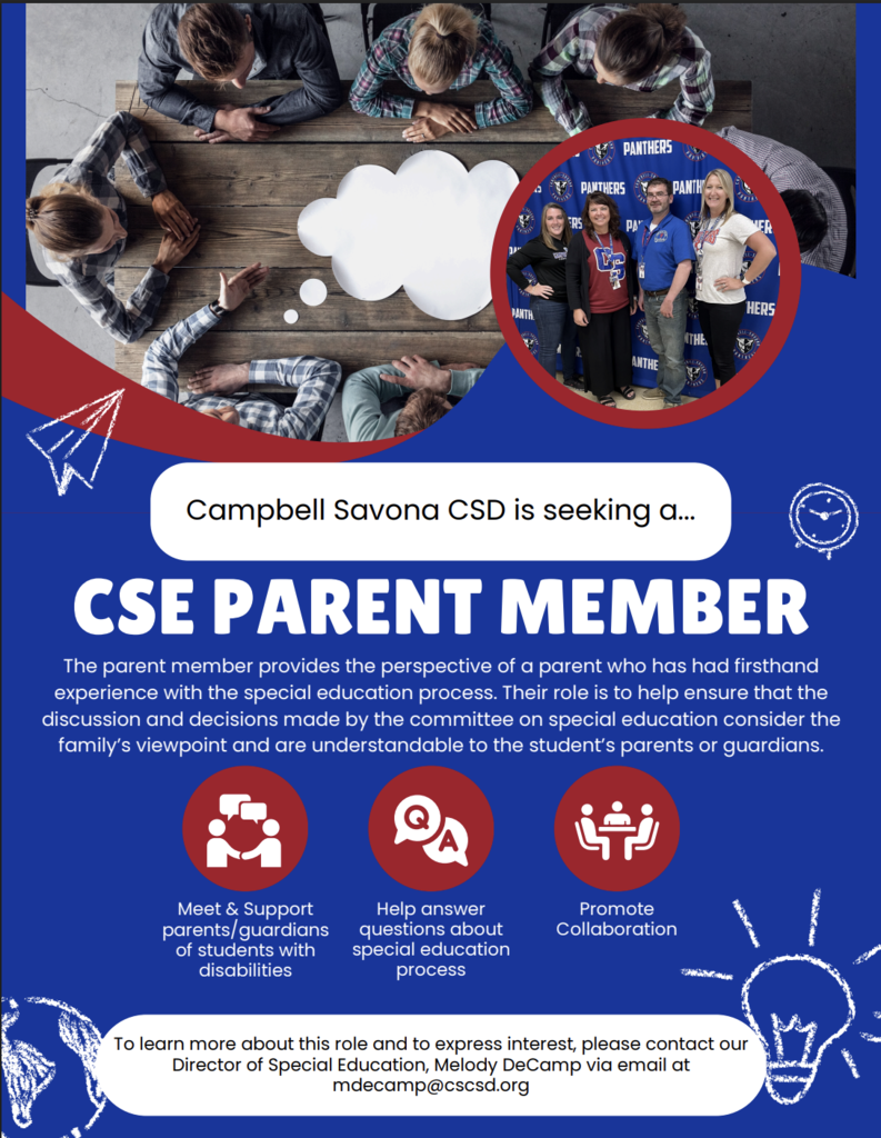 CSE Parent Request Flier