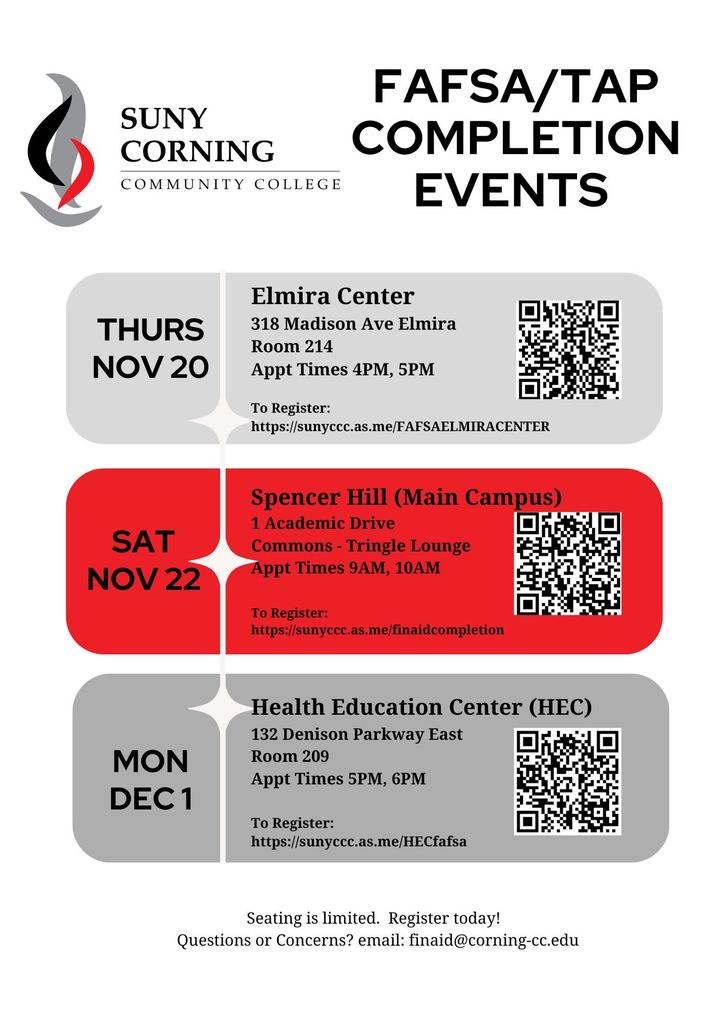 FAFSA TAP Completion Events FA25