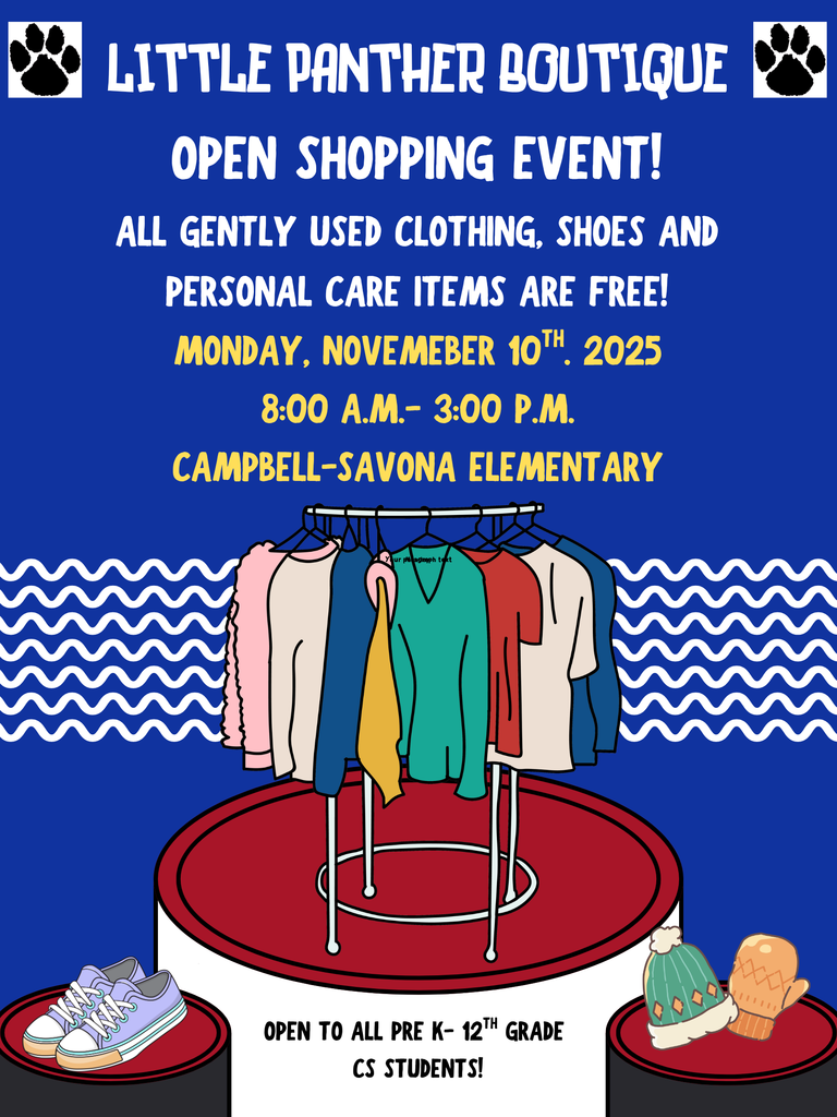 Little Panther Boutique Open Shopping Event Flier