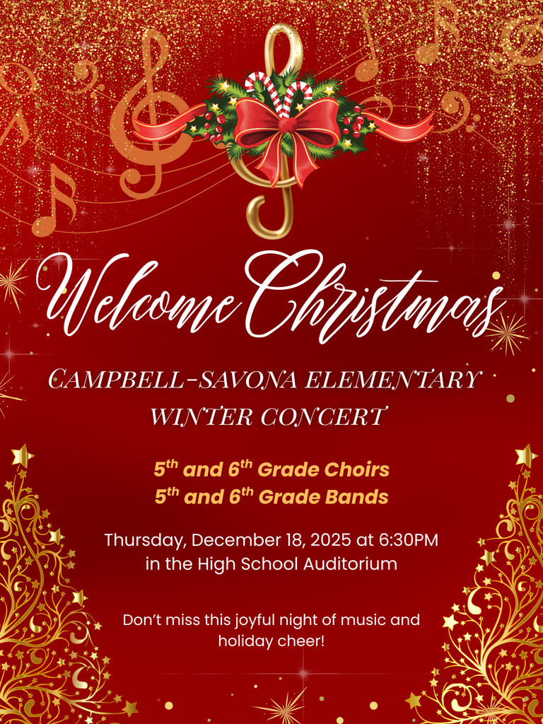 CS Elem Winter Concert 2025 Flier