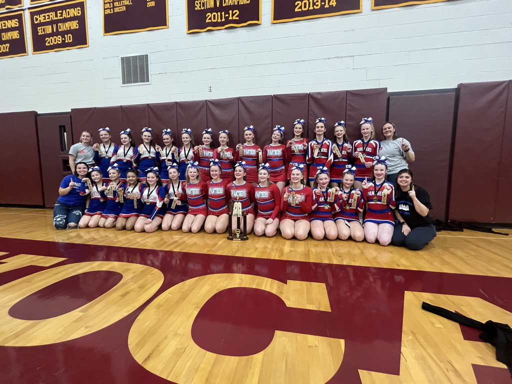 Cheerleading squad full picture in uniform