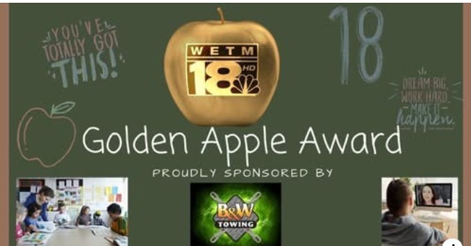 WETM Golden Apple Award bannder picture