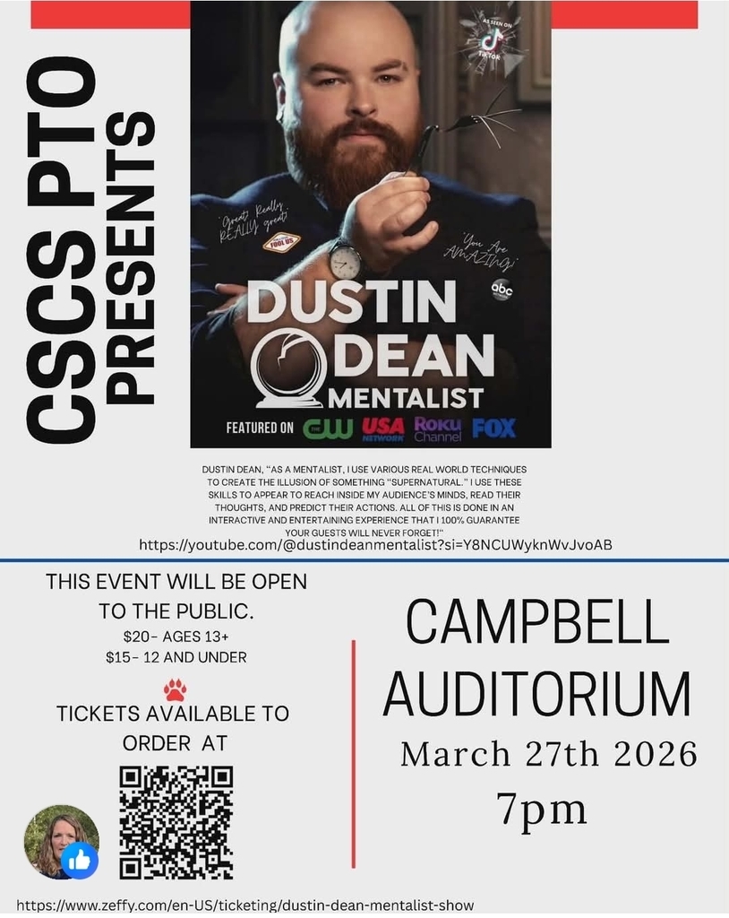 PTO Dustin Dean comedian flier