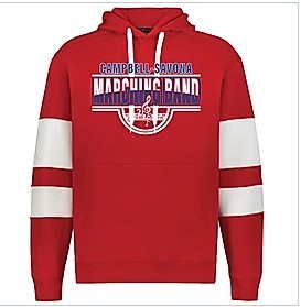 Marching band hoody red