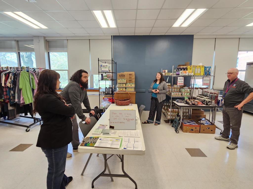 BOE members in panthers provision food bank