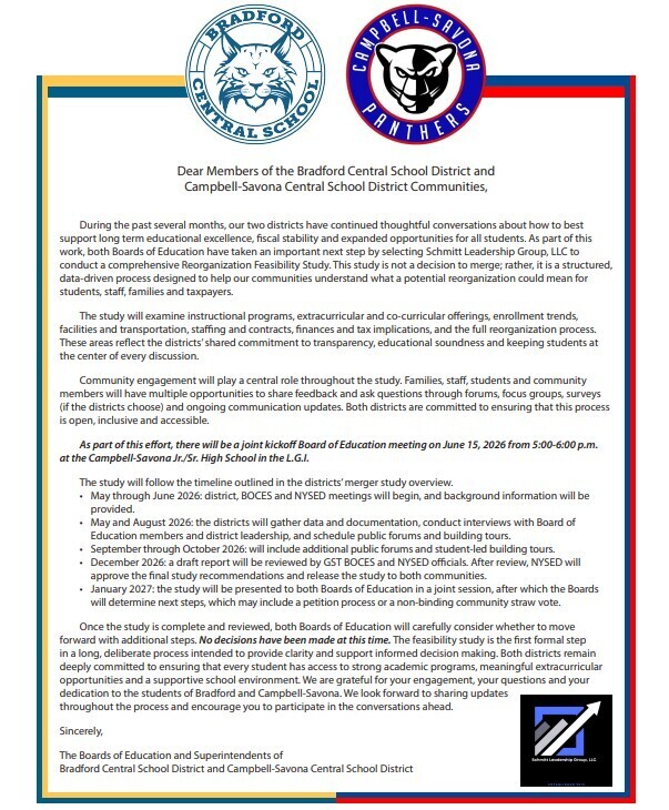 Joint BOE Meeting Notice
