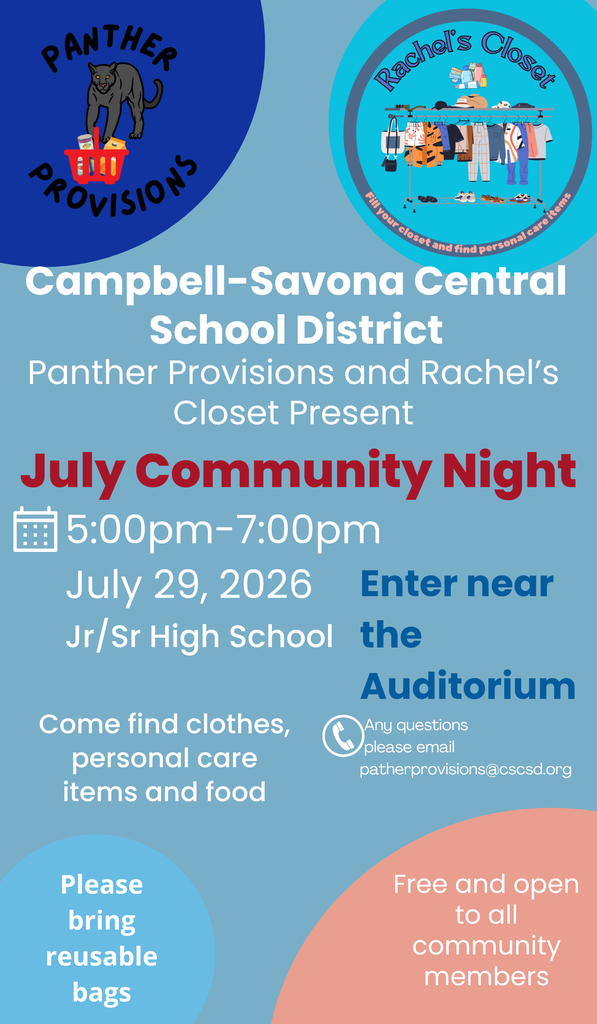 Panther Provistions commu8nity night flier