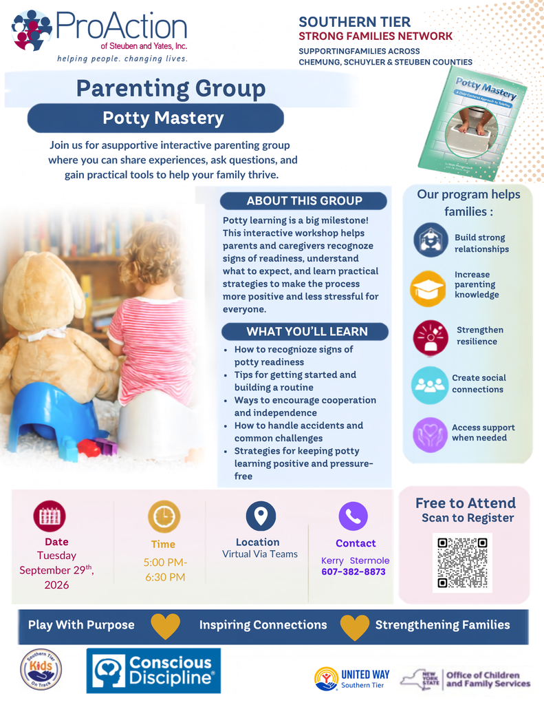 Proaction parenting group flier