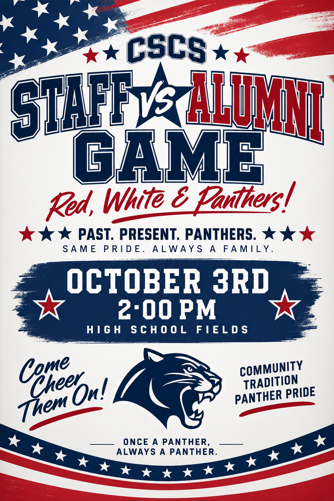STaff vs alumni game flier
