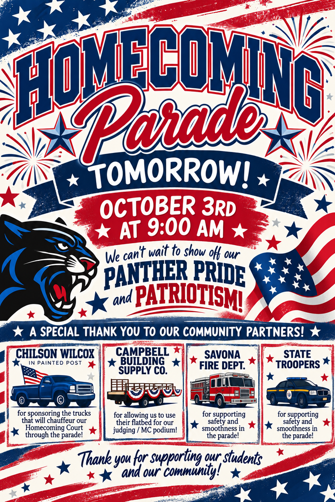 Homecoming Parade flier