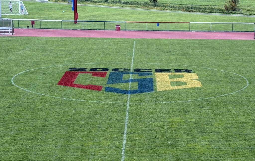 Sprots field with CS-B lettering
