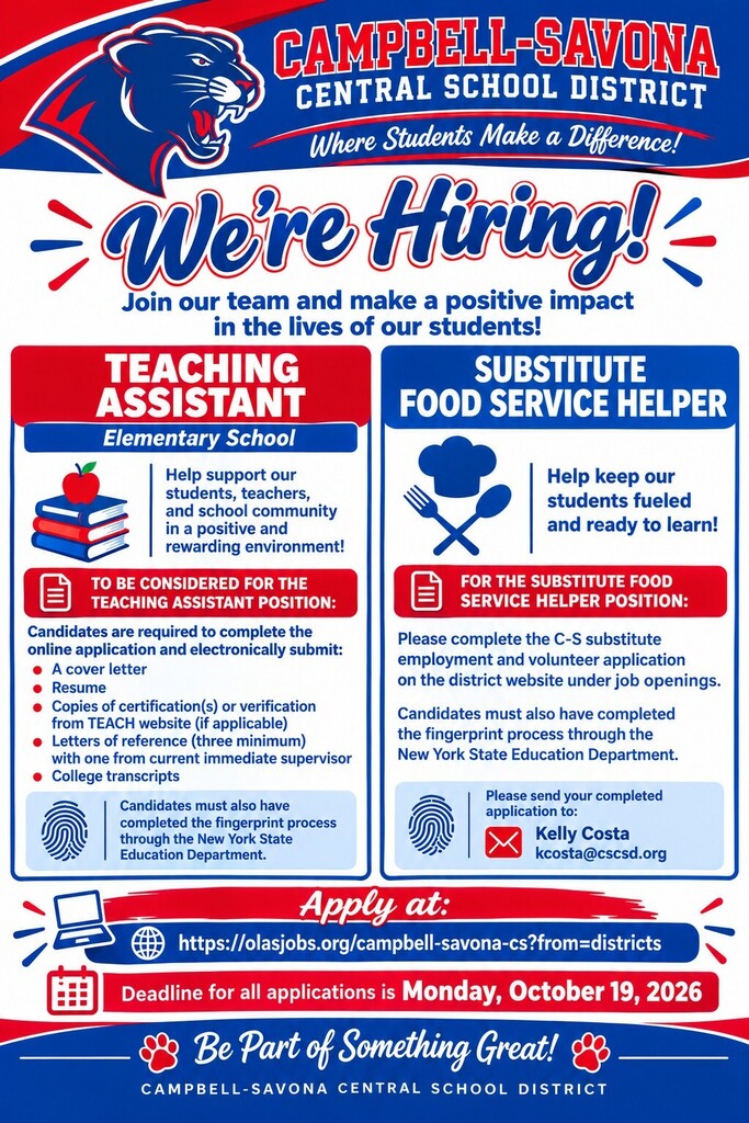 Employment flier