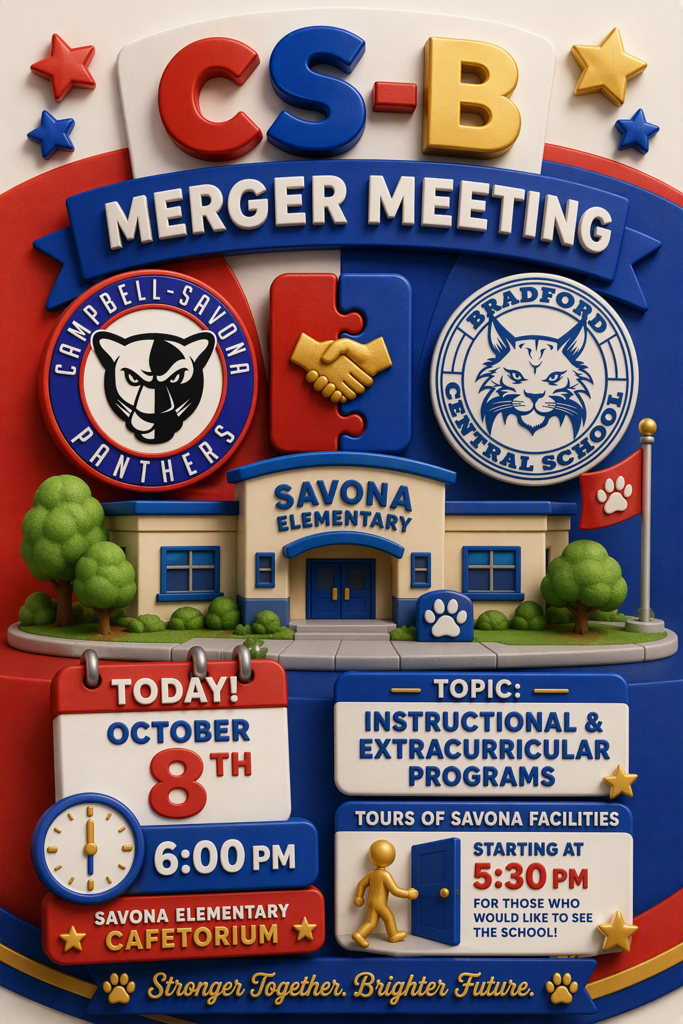 Merger meeting flier