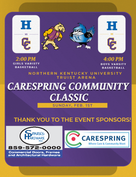 Carespring Community Classic - Camels Basketball Event - Sunday, Feb. 1st - Truist Arena (NKU)