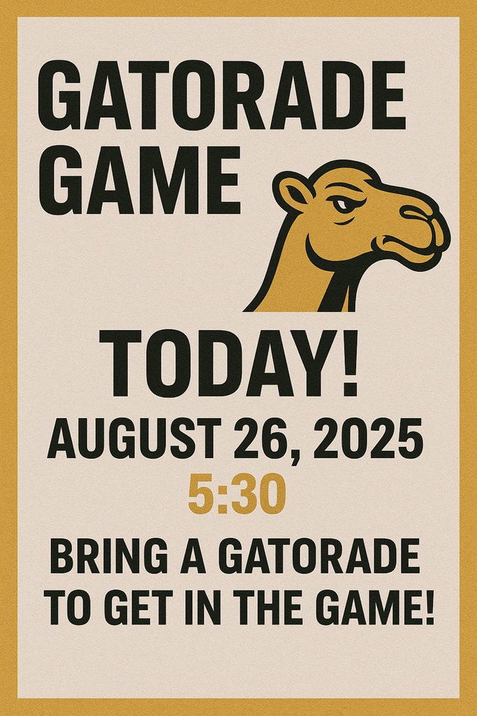 Join us at 5:30 for our 1st annual volleyball Gatorade Game!