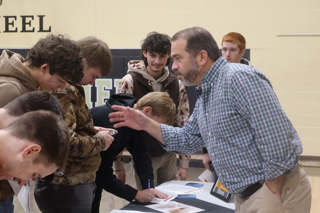Students participate in the Balanced Life program brought to the school by Ozark Federal Credit Union.