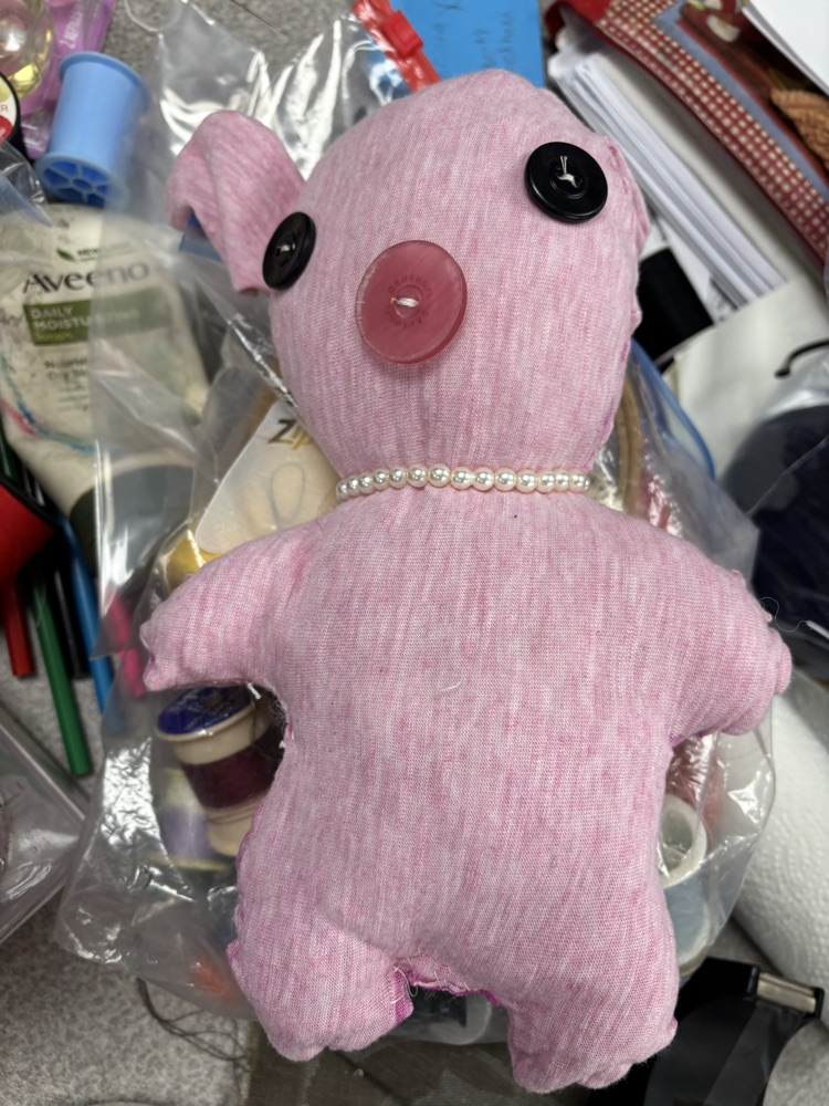 Austyn McCauley’s handmade pig.