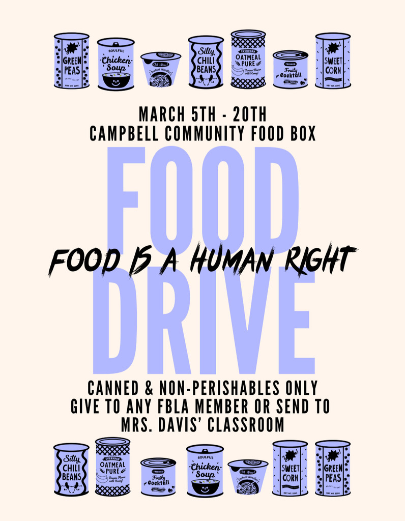 FBLA Food Drive