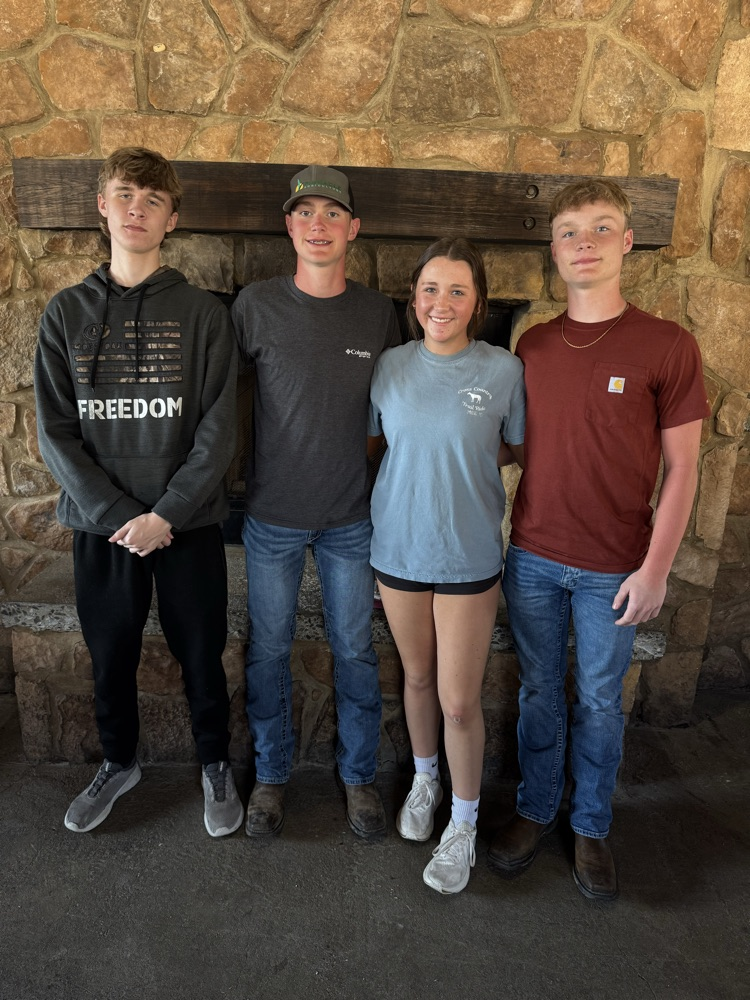 Poultry team James Olinger, Drew Weidenbenner, Sarah Bunting, and Rhett Carr placed 11th  