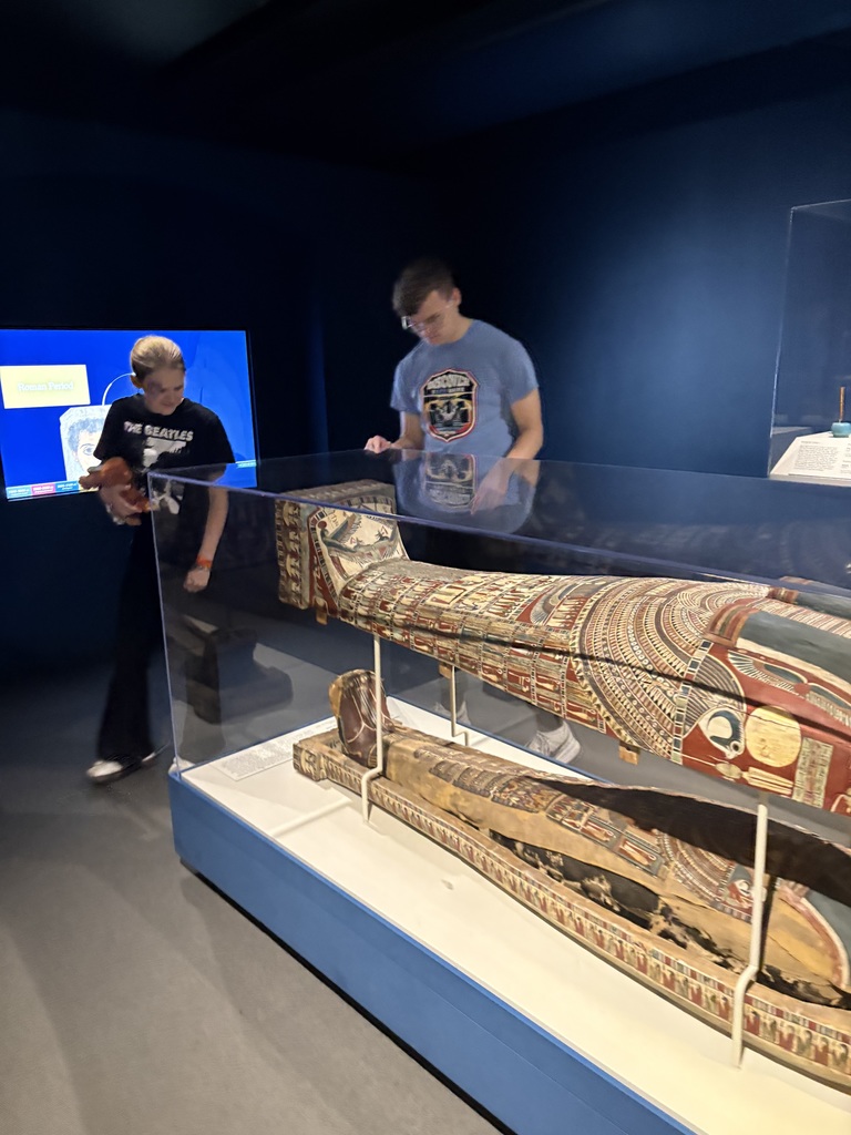 Wrapped up the day by checking the mummies out!