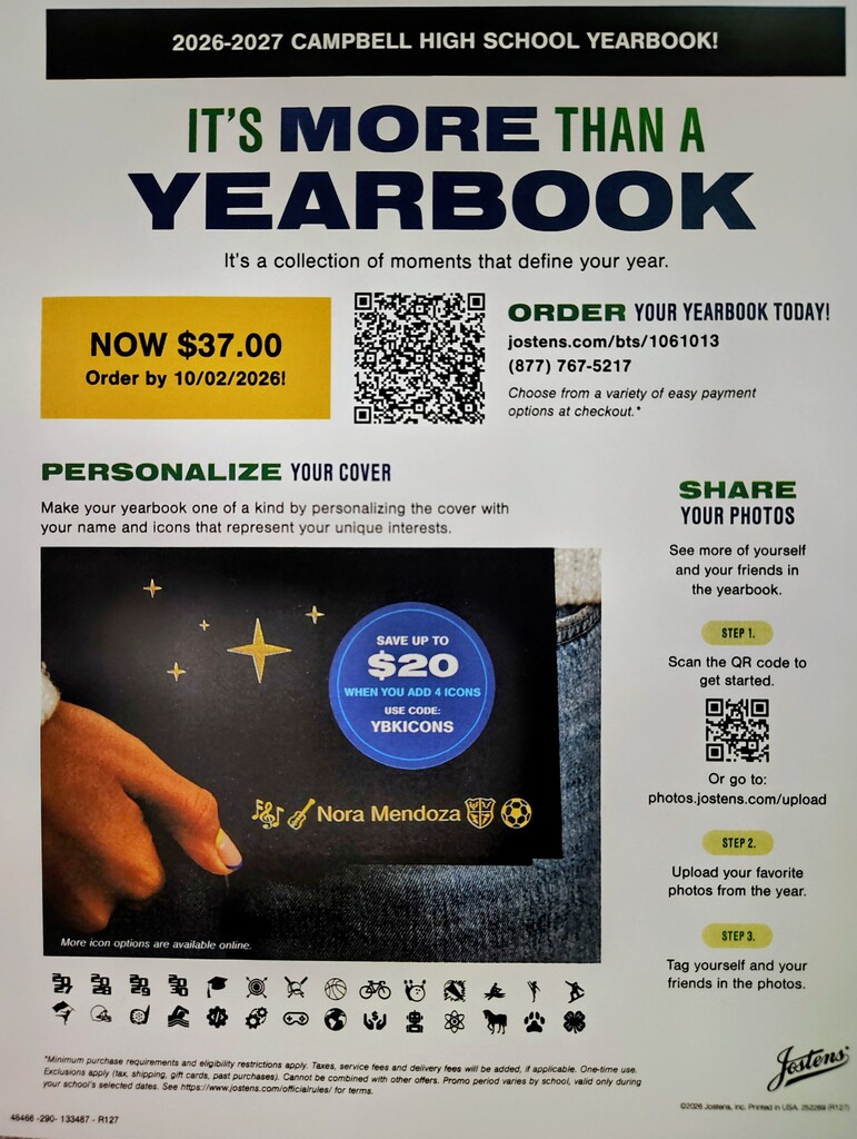 2026-2027 Yearbook Orders