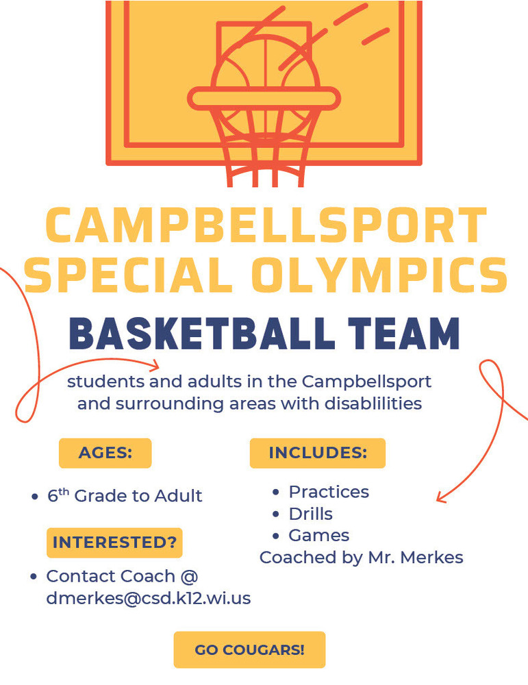 Special Olympics Basketball Team