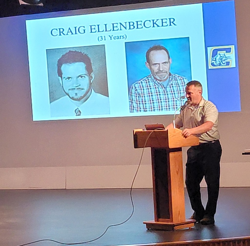 Picture of Craig Ellenbecker presented by Tom Wissink