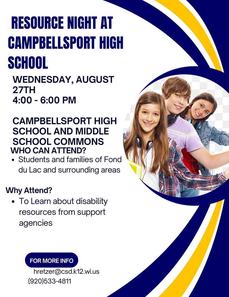 Resource Night at Campbellsport High School