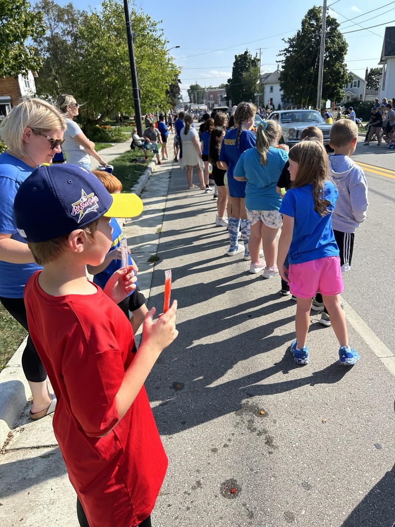 Enjoying the parade