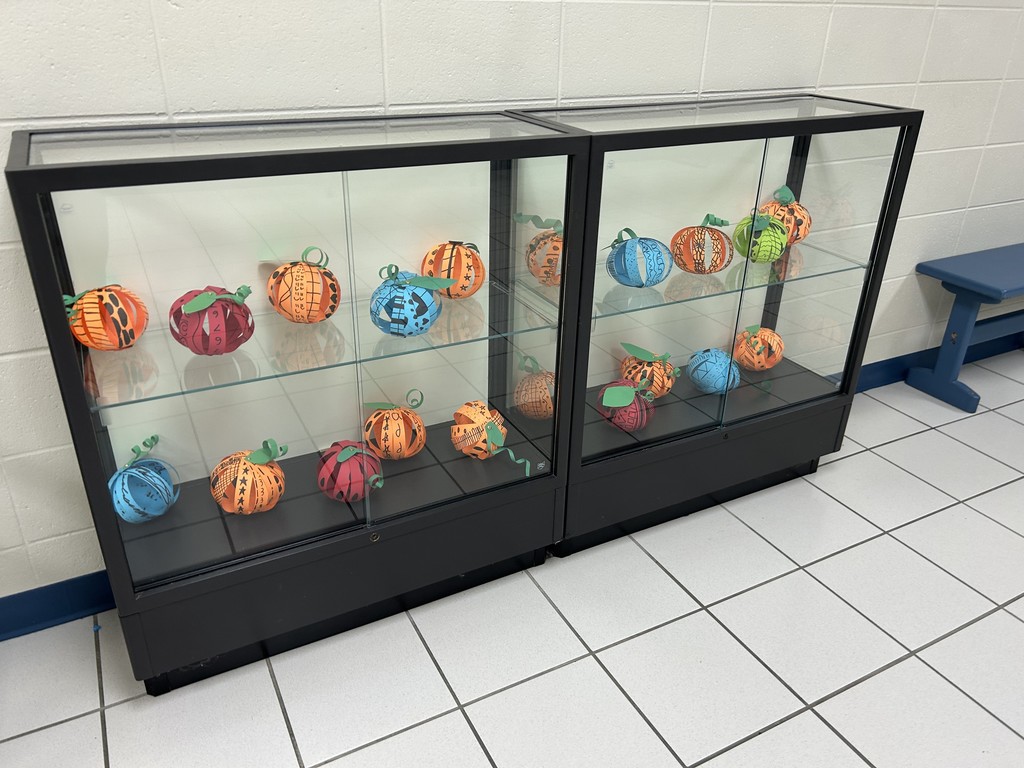 Pumpkin art on display