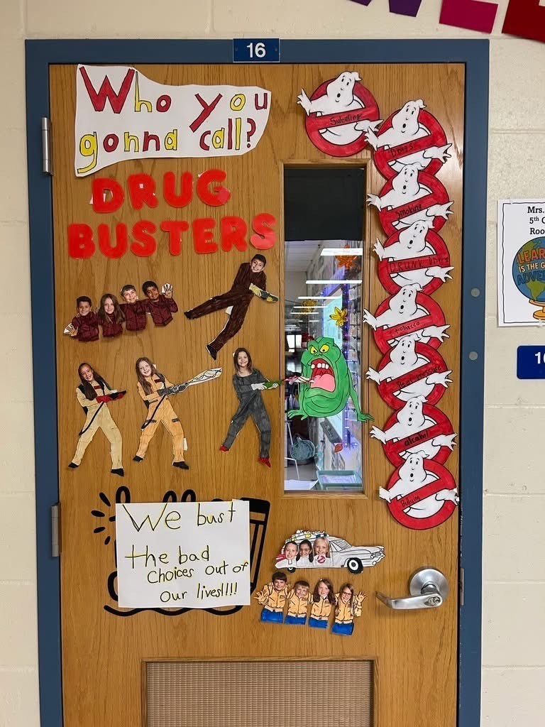 Mrs. Boris' 5th Grade Classroom Door