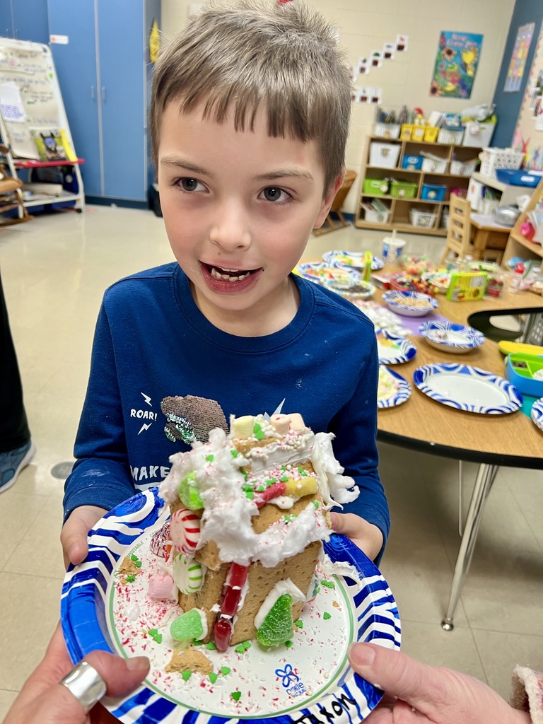 1st grade gingerbread houses