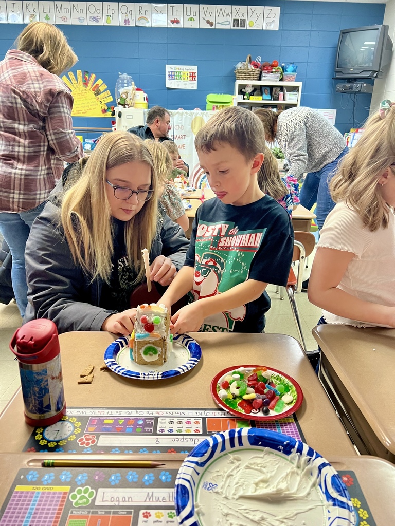 1st grade gingerbread houses