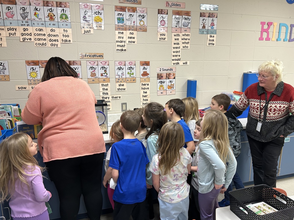 Humphrey in the kindergarten classroom