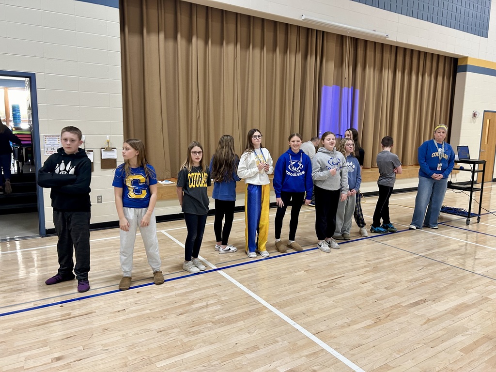 Student council ready to get the assembly started