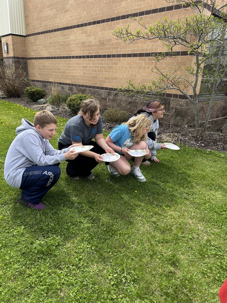 Students testing their sun dials